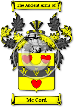 Mc Cord Family Crest Download (JPG) Legacy Series - 600 DPI
